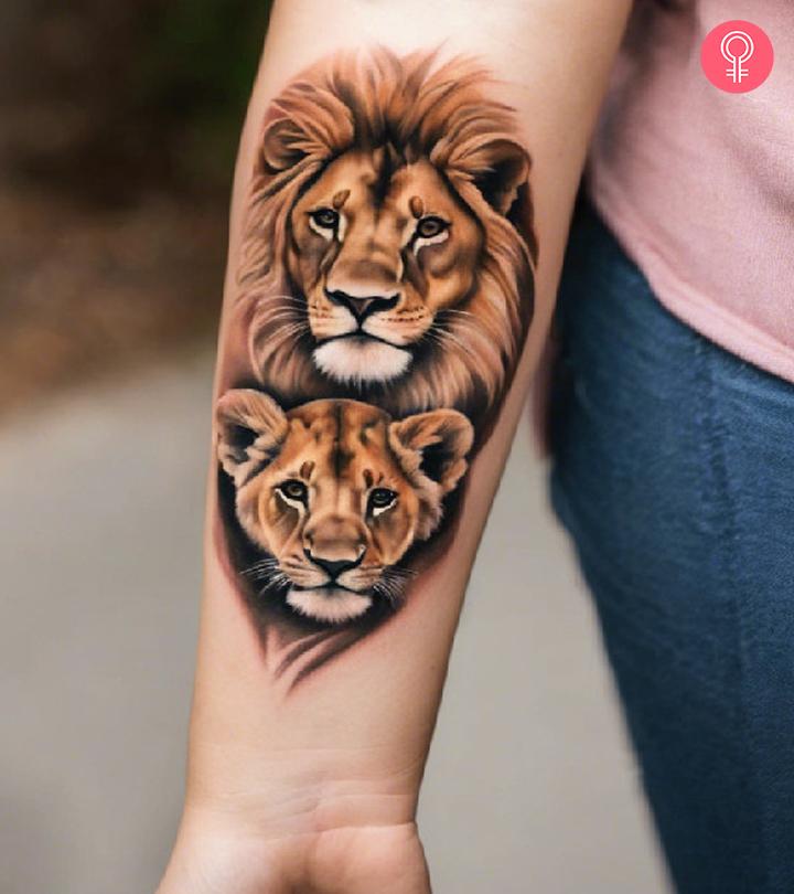 8 Meaningful Lion And Cub Tattoo Ideas