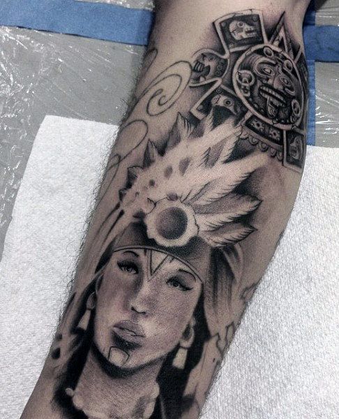 80 Aztec Tattoos For Men Ancient Tribal And Warrior Designs