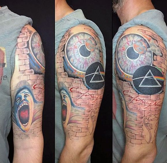 80 Pink Floyd Tattoos For Men Rock Band Design Ideas