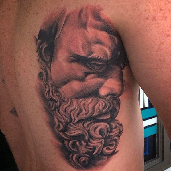 80 Zeus Tattoo Designs For Men A Thunderbolt Of Ideas