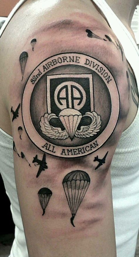 82Nd Airborne Patch Tattoo