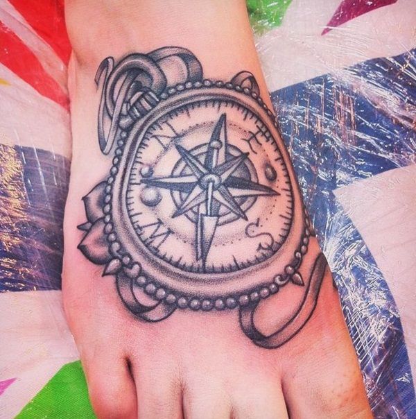 90 Artistic And Eye Catching Compass Tattoo Designs Compass Tattoo