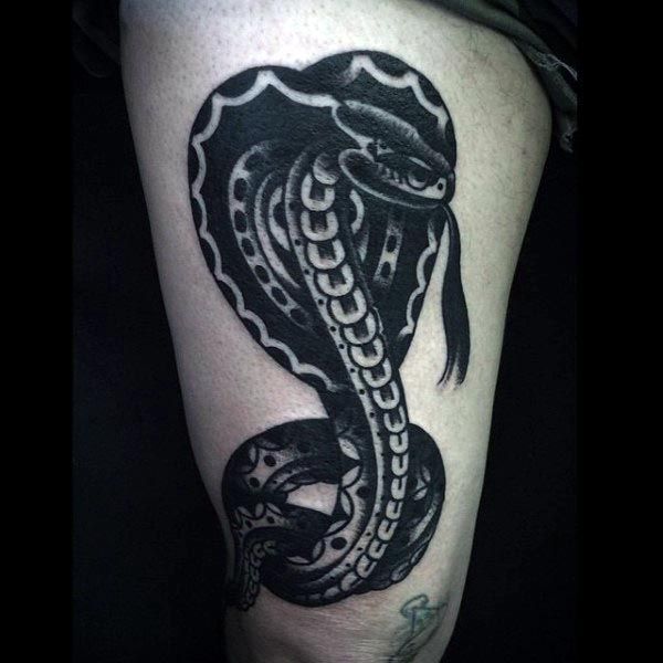 90 Cobra Tattoo Designs For Men Kingly Snake Ink Ideas