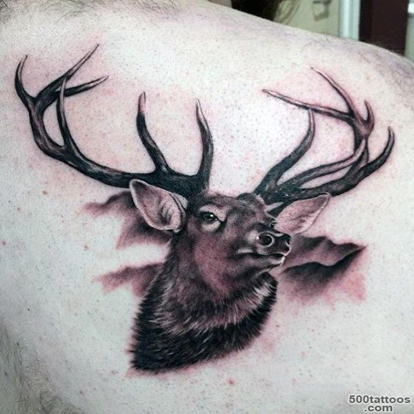 90 Deer Tattoos For Men Manly Outdoor Designs