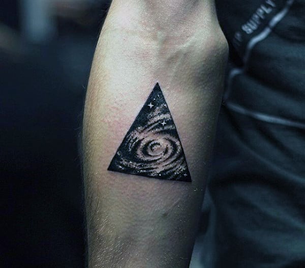 90 Triangle Tattoo Designs For Men Manly Ink Ideas