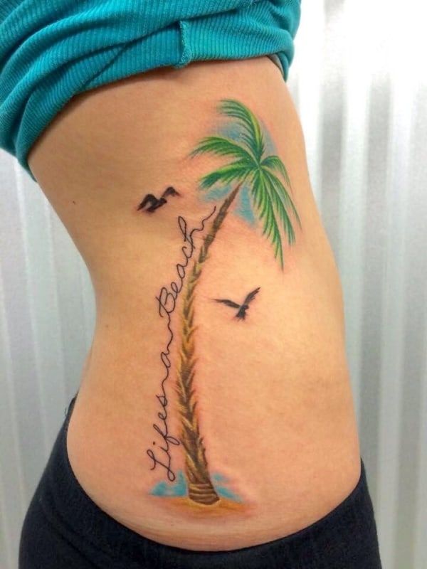 91 Beautiful Palm Tree Tattoo Designs For Tree Lovers Artofit