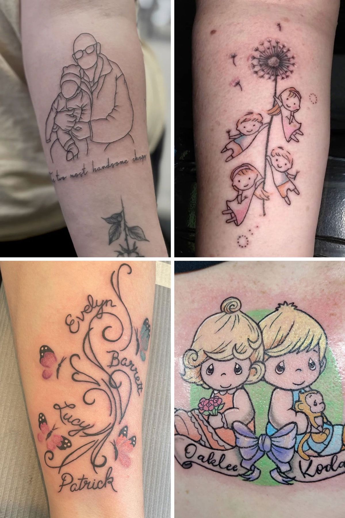 91 Meaningful Grandchildren Tattoos Images Tattoo Glee