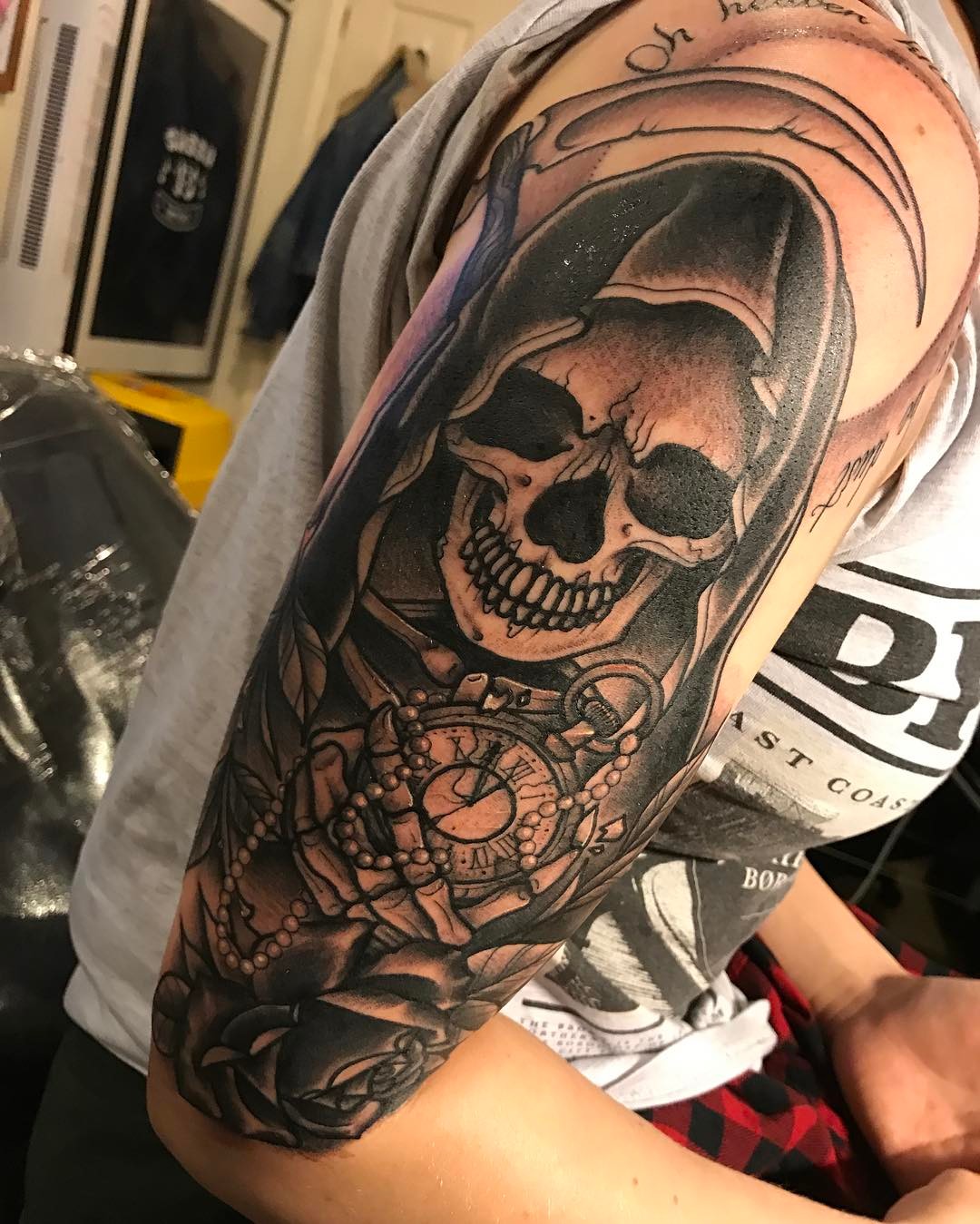 95 Best Grim Reaper Tattoo Designs Meanings 2019