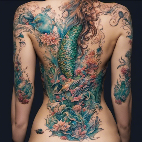 95 Ocean Tattoo Ideas Created With Ai Artaistry