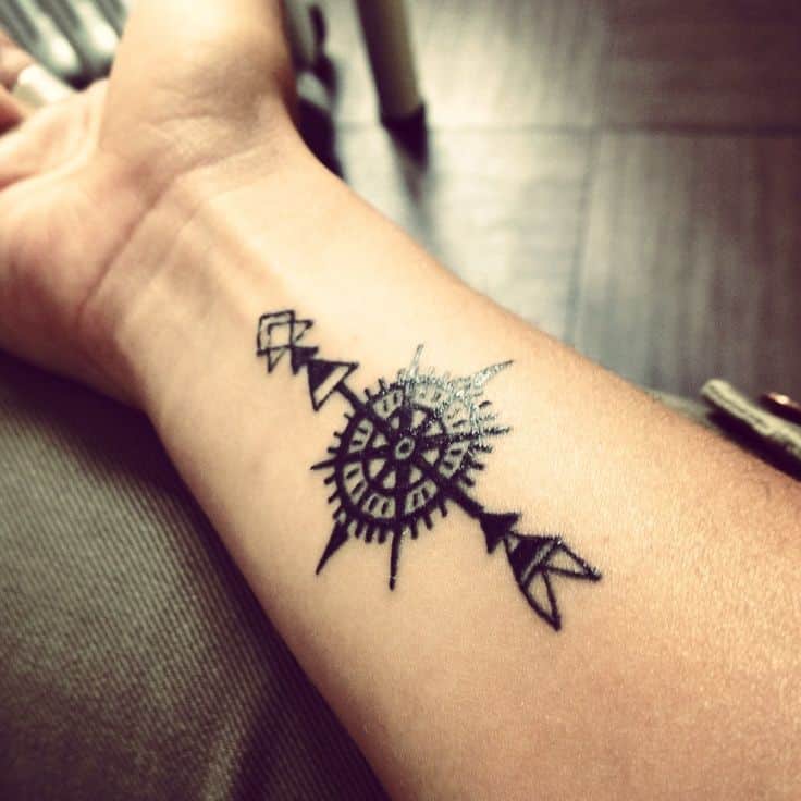 A Guide To Compass Tattoo With Cool Design Ideas