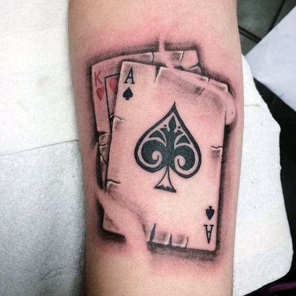 Ace Playing Card Tattoo: Luck, Risk, and Mystery Inked