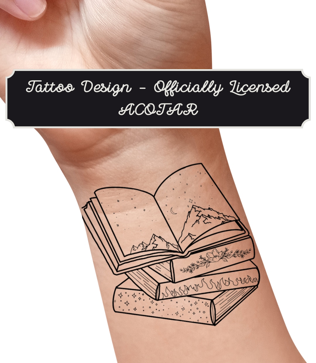 Acotar Tattoo Design Officially Licensed Acomaf Acosf Sarah J Maas