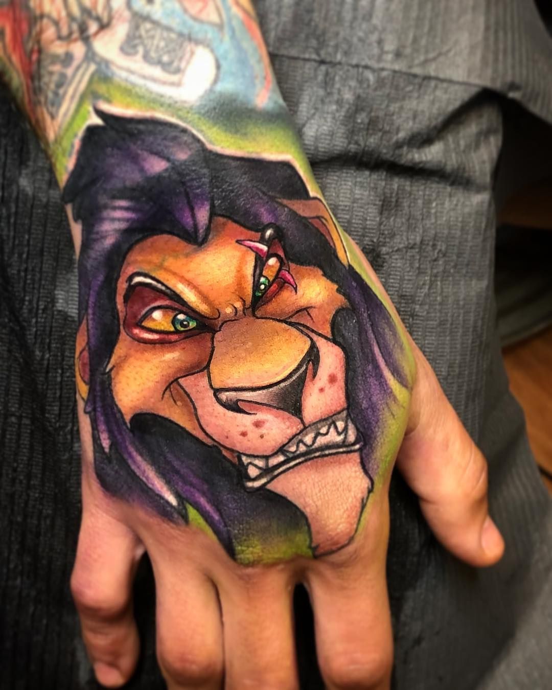 Adorable Scar Tattoo Inspired By The Lion King