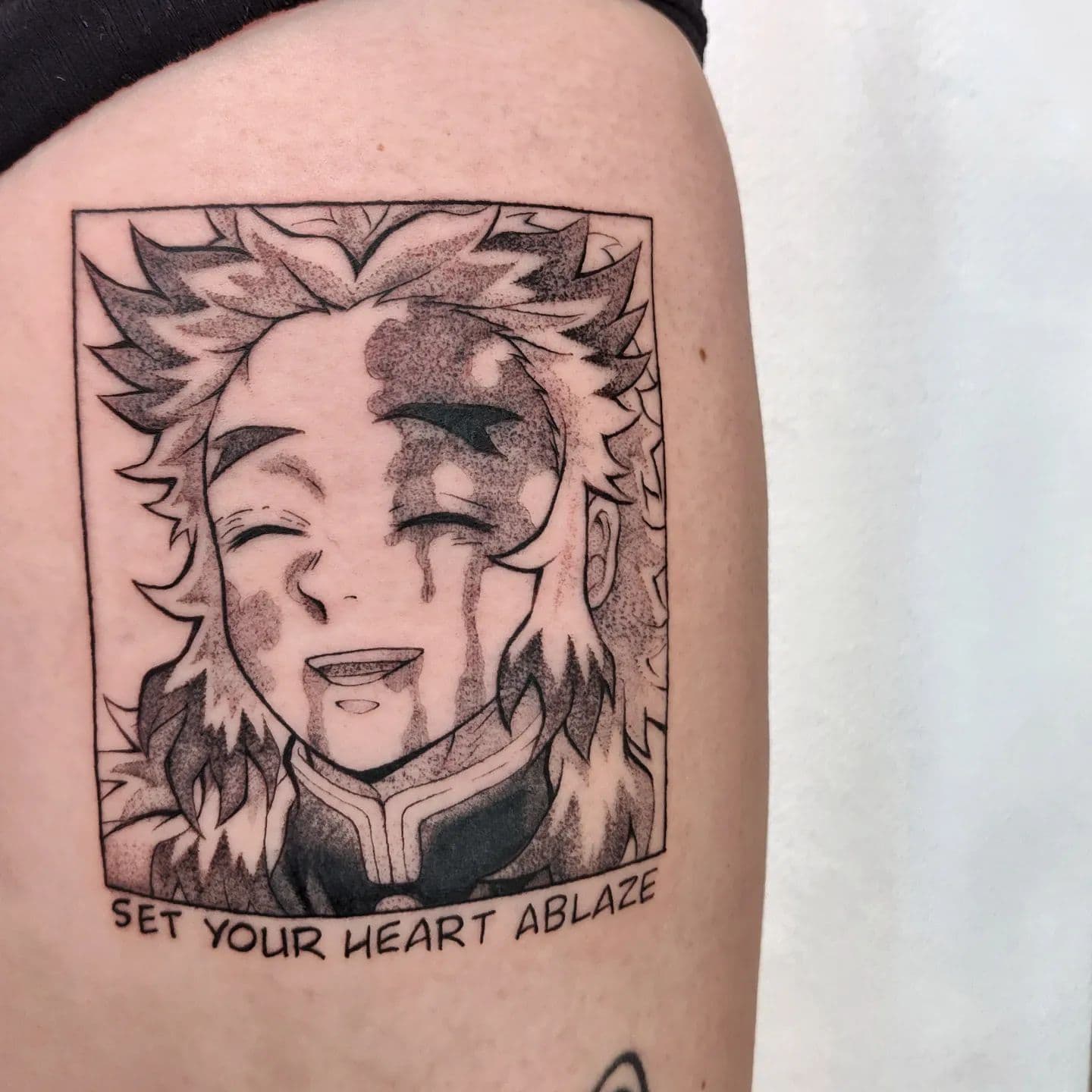 Aggregate 57 Rengoku Set Your Heart Ablaze Tattoo In Cdgdbentre