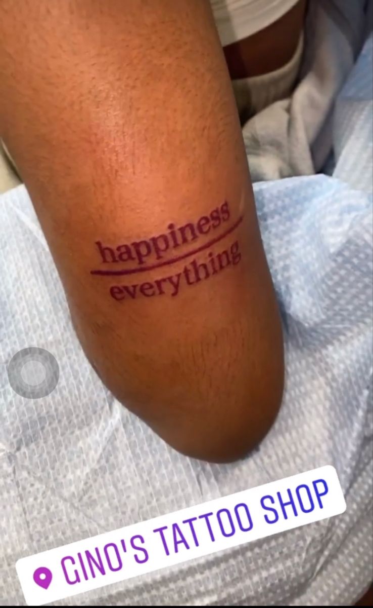 Aggregate More Than 67 Happiness Over Everything Tattoo In Cdgdbentre