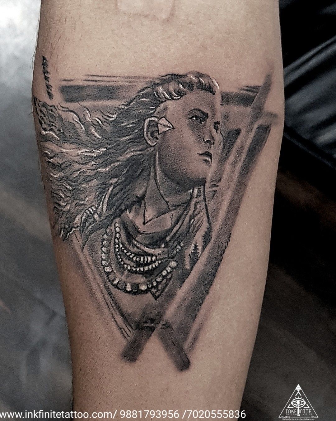 Aloy Tattoo Horizon Zero Dawn Tattoo Tattoos Tattoo Studio Buddha