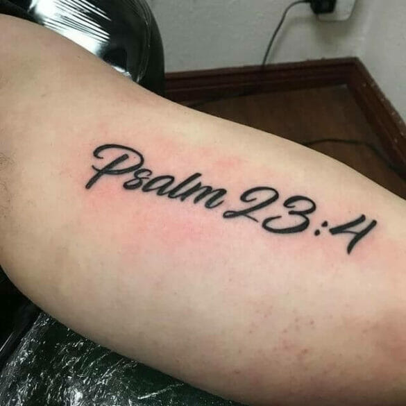 Amazing Psalms 23 4 Tattoos For 2024