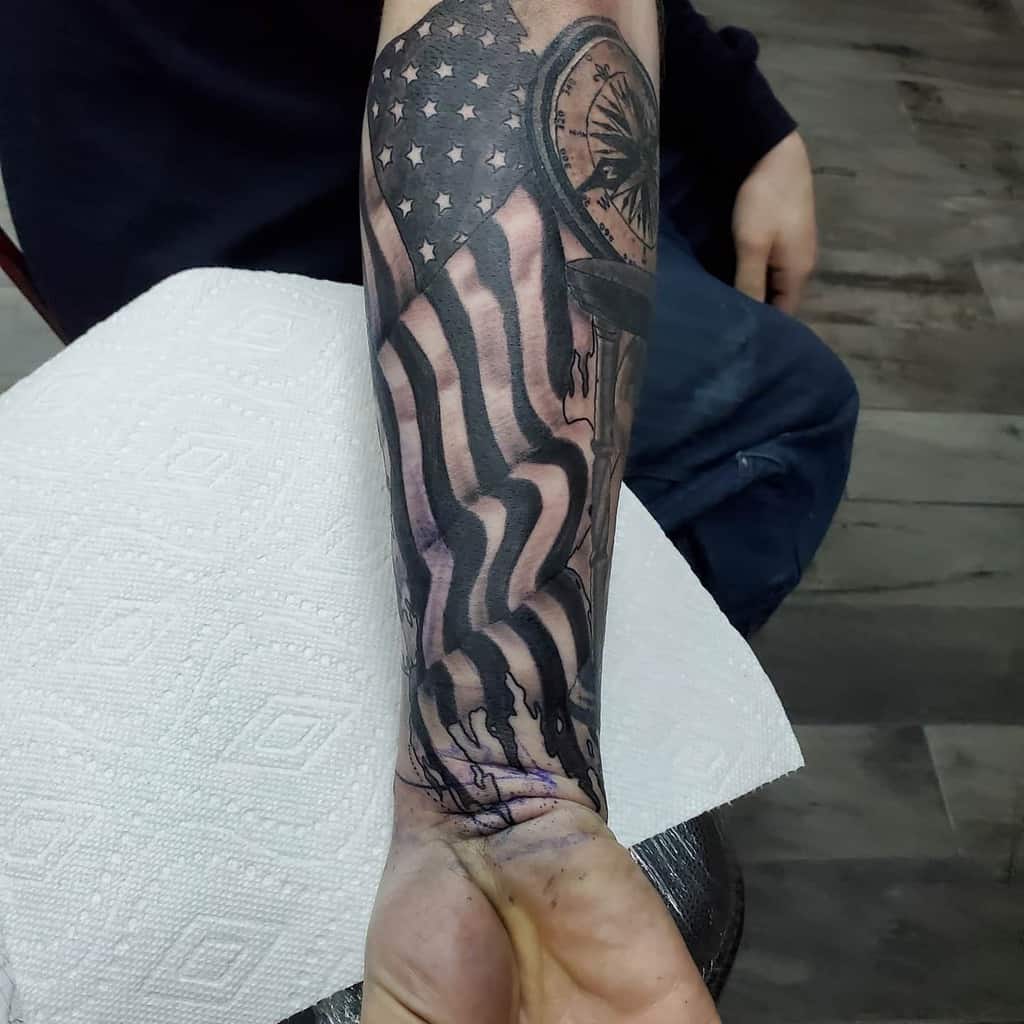 American Flag Forearm Tattoo Designs Ideas And Meaning Tattoos For You