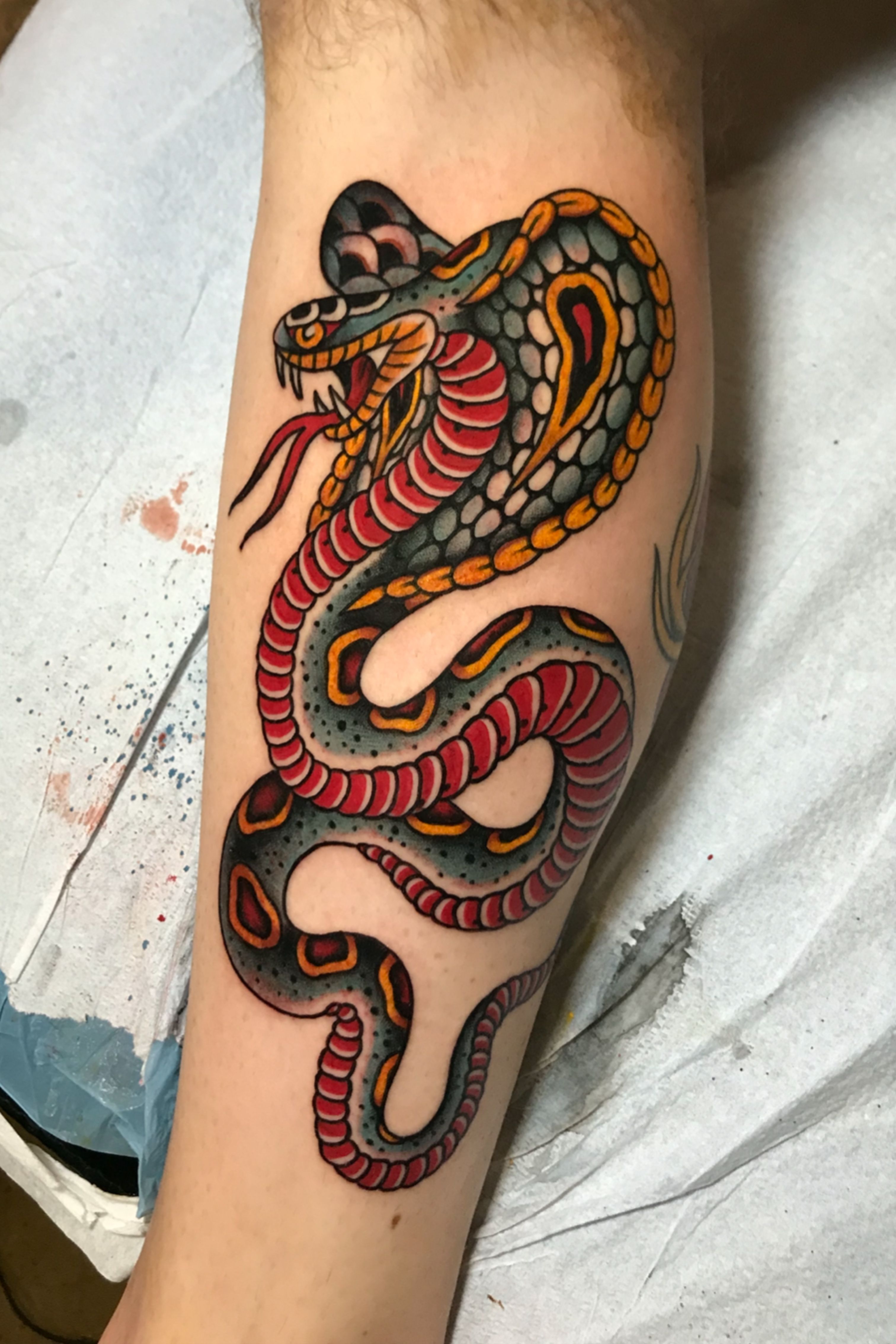 American Traditional Cobra Tattoo: Timeless Ink Inspiration