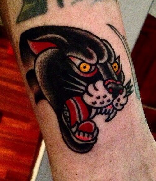 American Traditional Panther Head By Frank At The Original Philadelphia