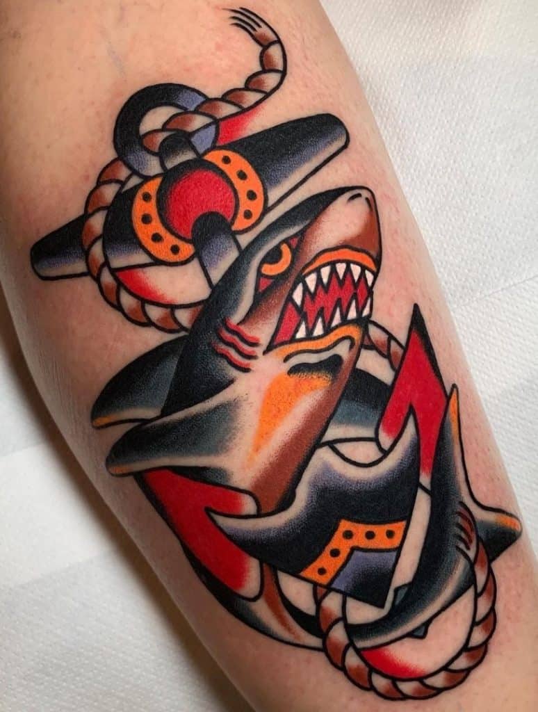 American Traditional Shark Tattoo: Classic Designs and Meanings