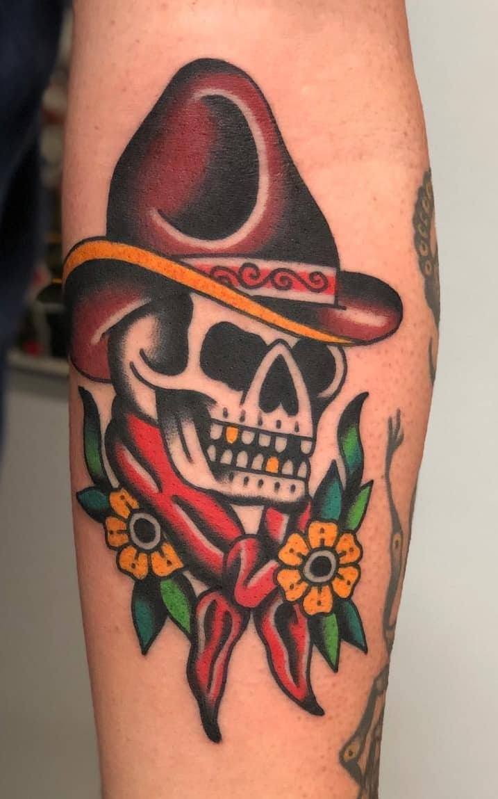 American Traditional Skull Tattoos Explained