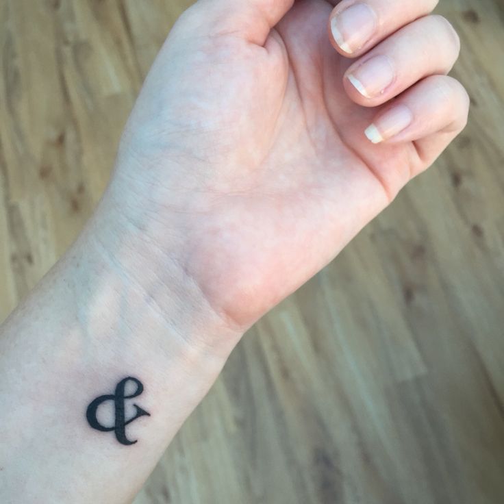 Ampersand Tattoo A Symbol Of Being A Part Of Something It S Me