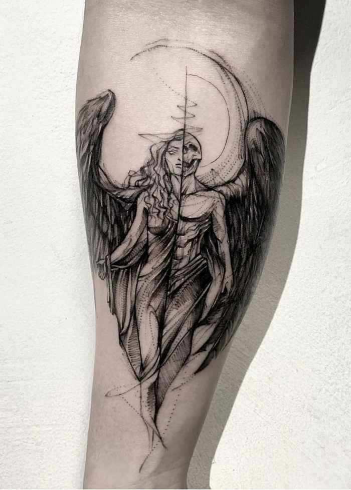 Angel Demon Tattoo Designs