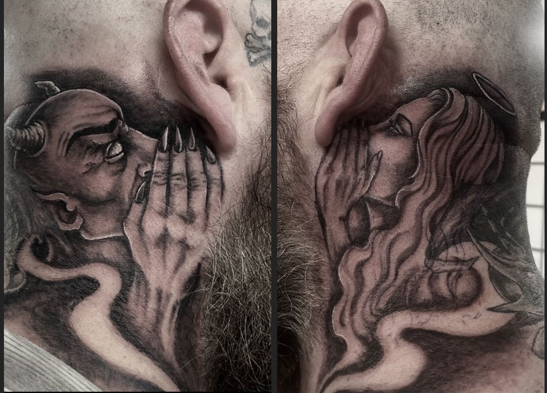 Angel Whisper In Ear Tattoo: Meaning and Beauty