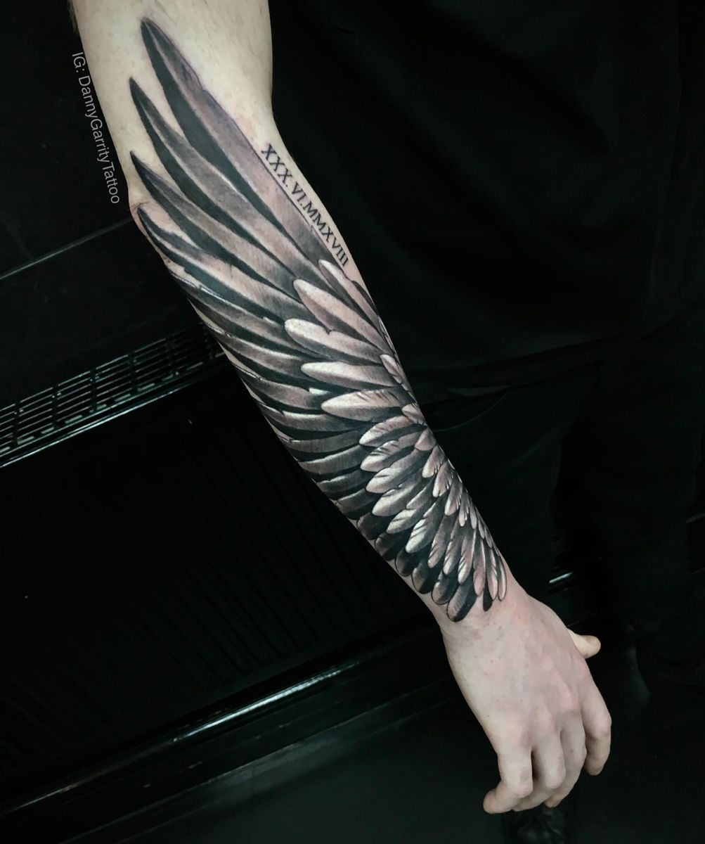 Angel Wing Tattoo Ideas for Your Forearm