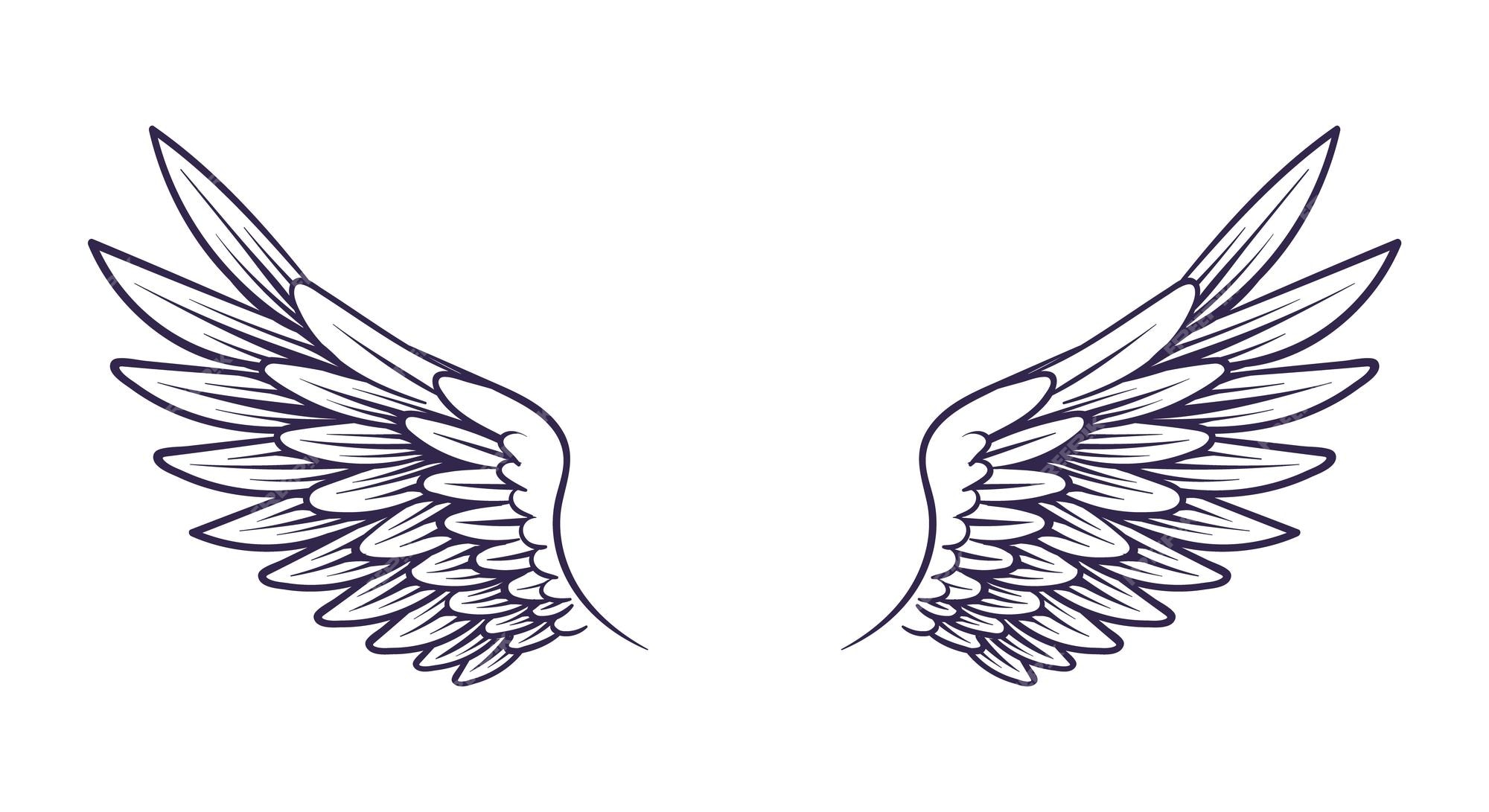 Angel Wings Tattoo Stencil Tattoo Stencil Outline Pattern Tattoo