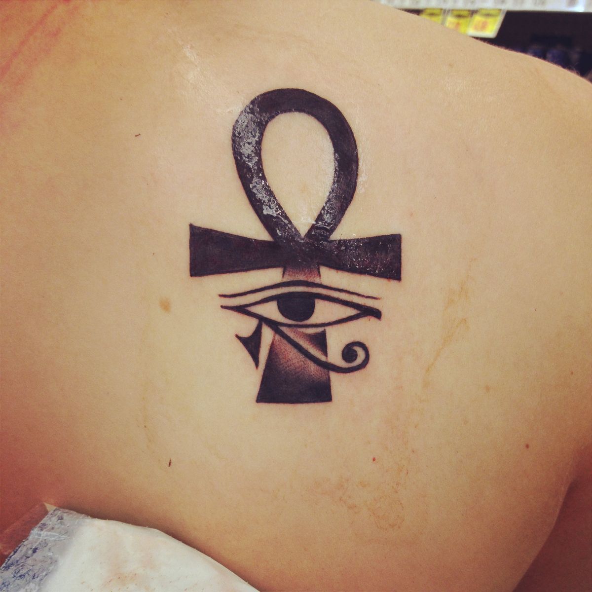 The Spiritual Symbolism of Ankh Eye of Horus Tattoos