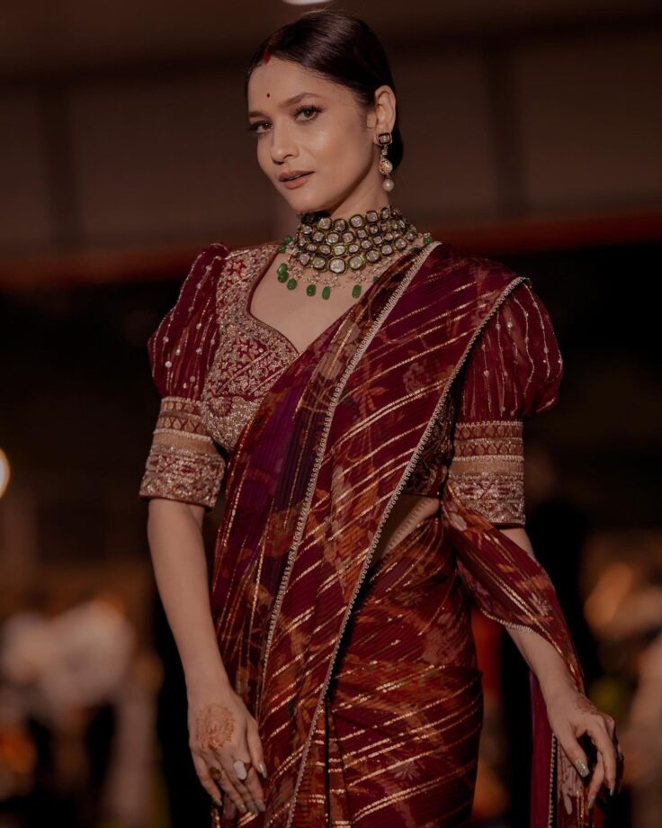 Ankita Lokhande S Saree Saga 5 Stunning Styles To Elevate Your Wedding