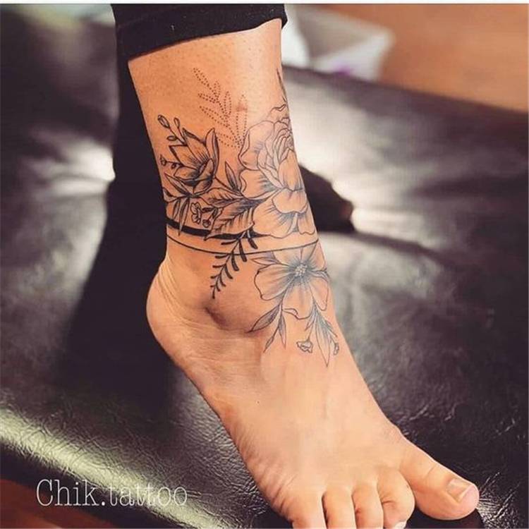 Ankle Tattoos For Women Beautiful And Feminine Design Ideas