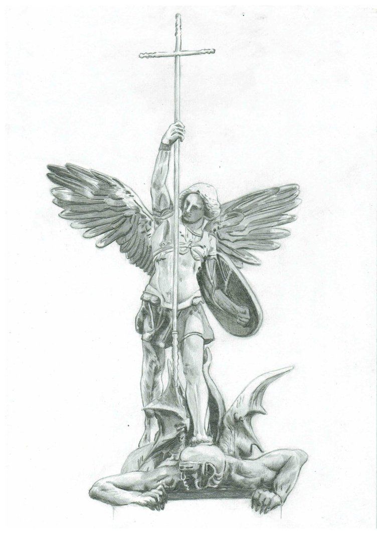 5 Captivating Archangel Michael Tattoo Drawings