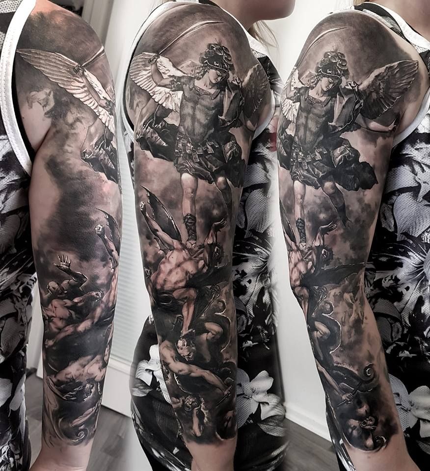 5 Ways to Design Archangel Michael Tattoo Sleeves