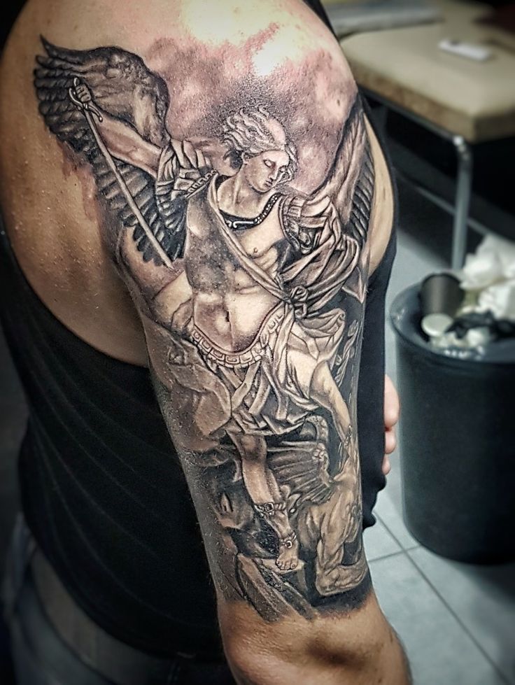 Archangel Michael Tattoos For Men