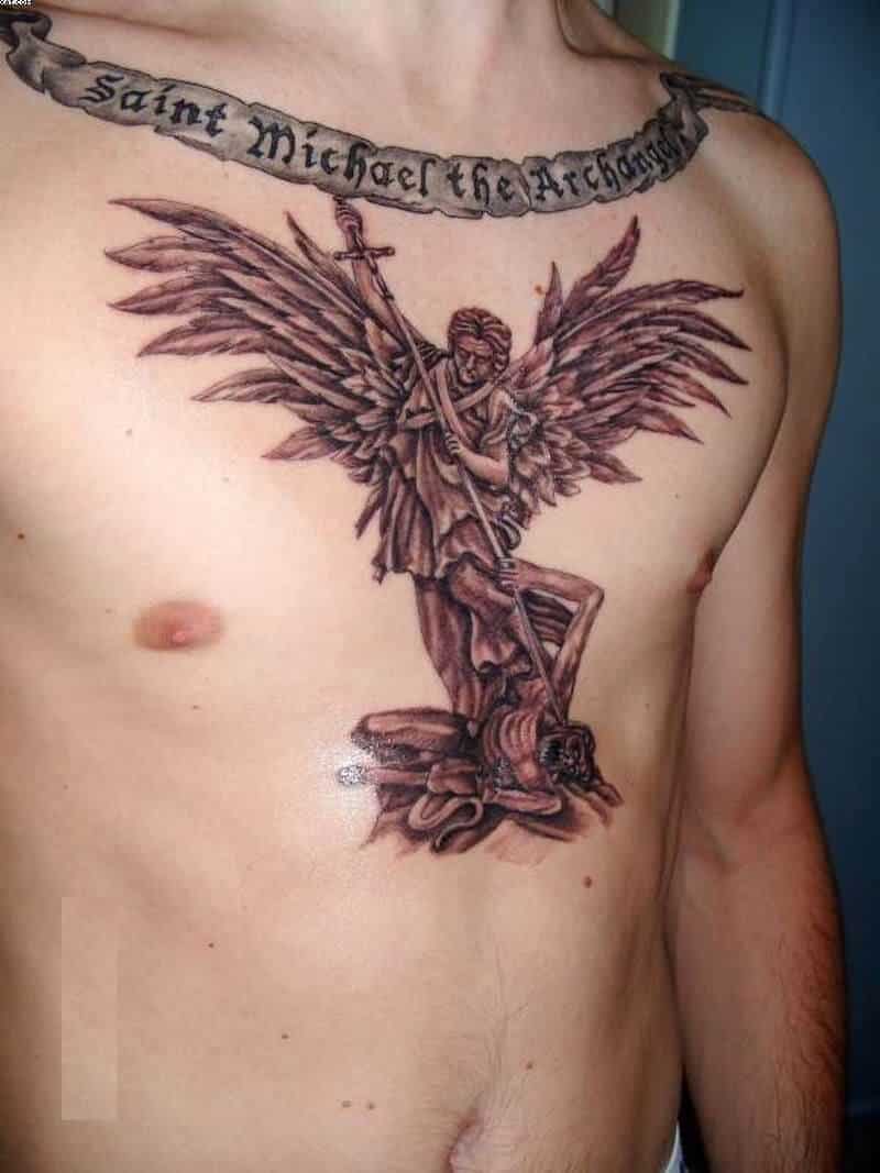 Archangel Tattoo Archangel Michael Tattoo St Michael Tattoo