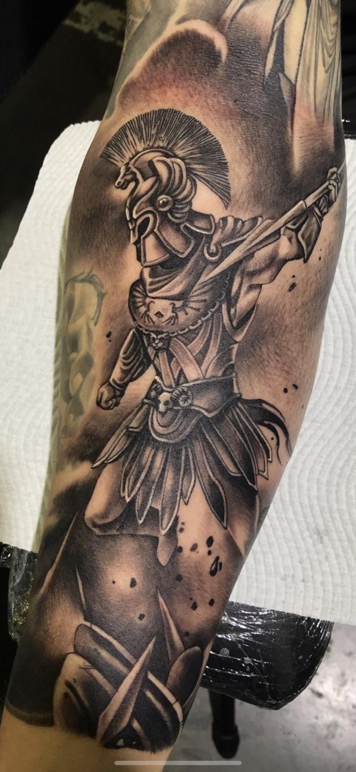 5 Stunning Ares God of War Tattoo Ideas