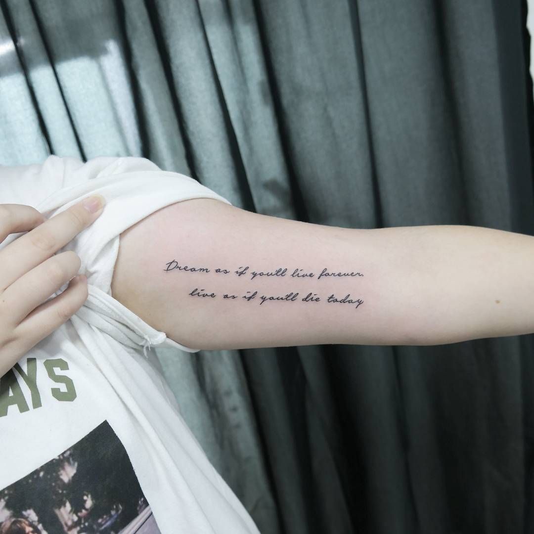 Arm Quote Tattoos Inspiring Quote Tattoos Tattoo Quotes For Men Arm