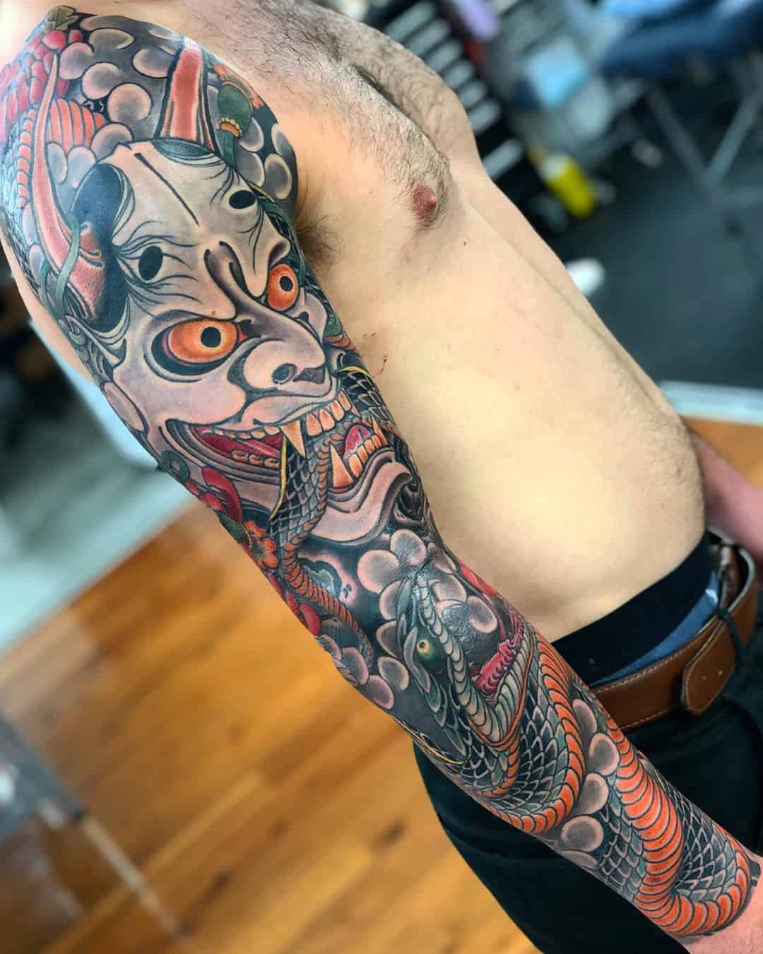 5 Oni Tattoo Sleeves Ideas for Bold Ink Enthusiasts