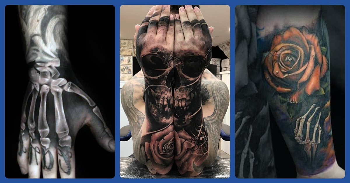 Astonishing Skeleton Hand Tattoo Designs Which Will Interest You A Lot