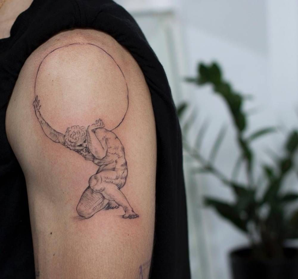 Atlas Tattoo Idee Per Tatuaggi Tatuaggi Tatuaggi Uomo