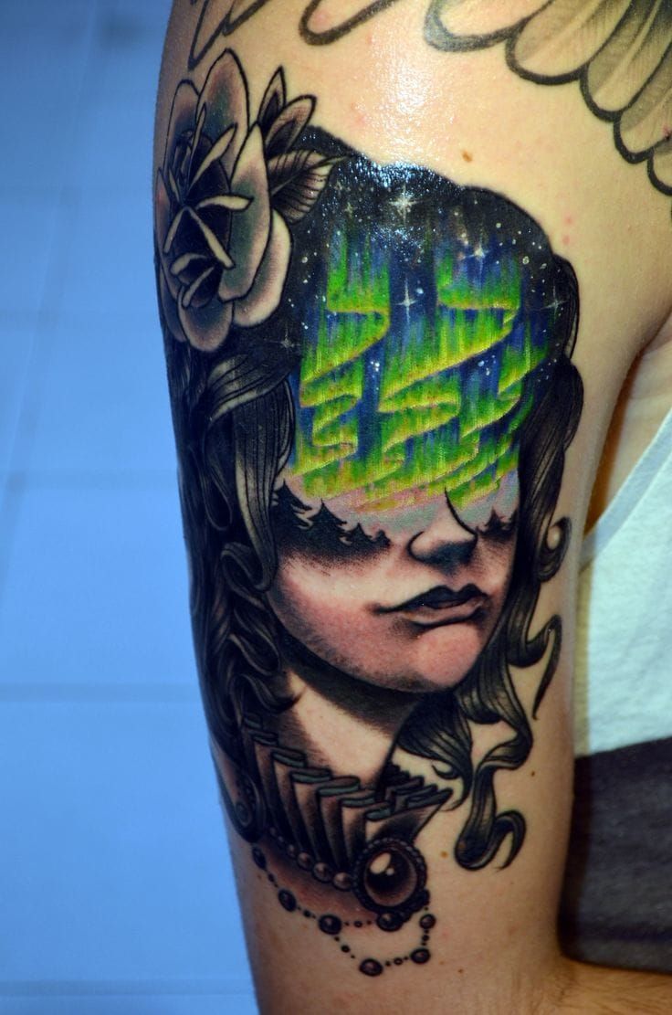 Aurora Borealis Tattoo