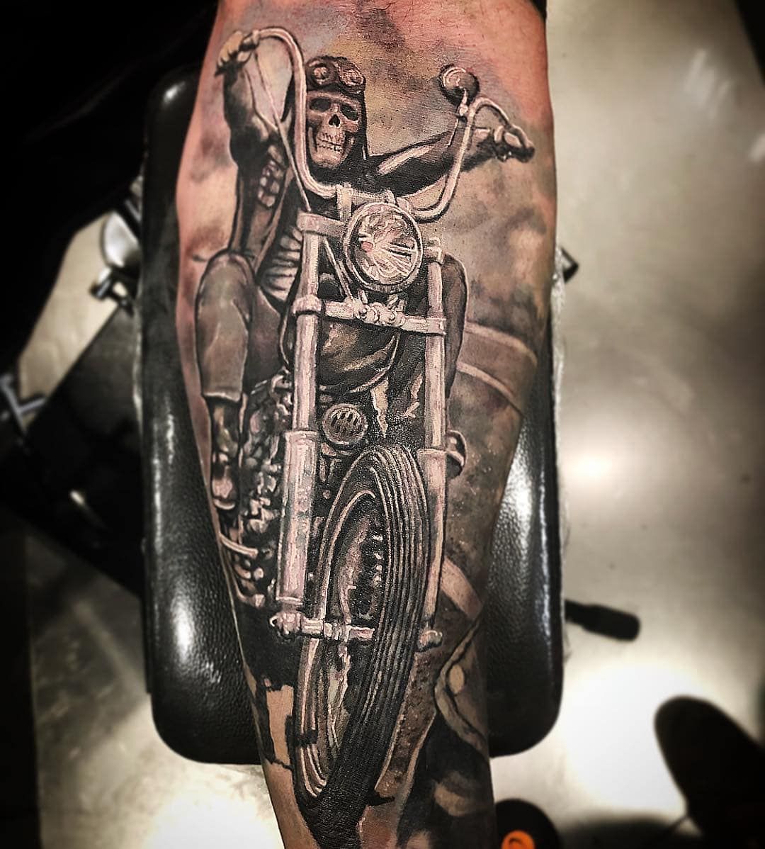 Awesome Biker Tattoos Harley Tattoos Motorcycle Tattoos