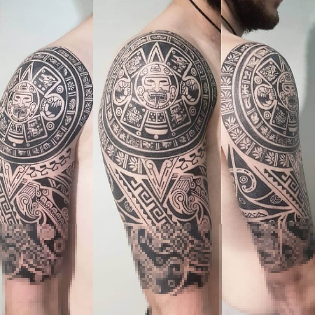 Aztec Sleeve Tattoo Designs So Rutledge