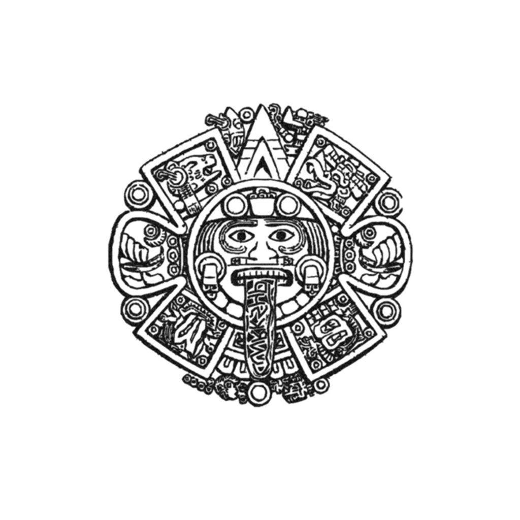 Aztec Sun Stone Tattoo Tattooimages Biz