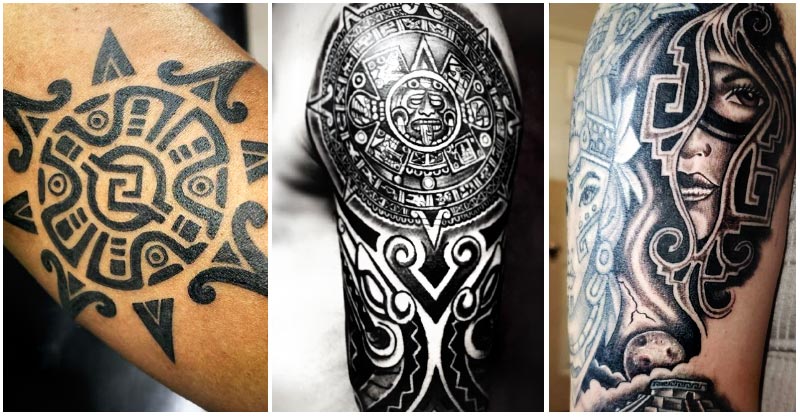 Aztec Tribal Tattoo 40 Aztec Tattoo Meaning Design Ideas 2021