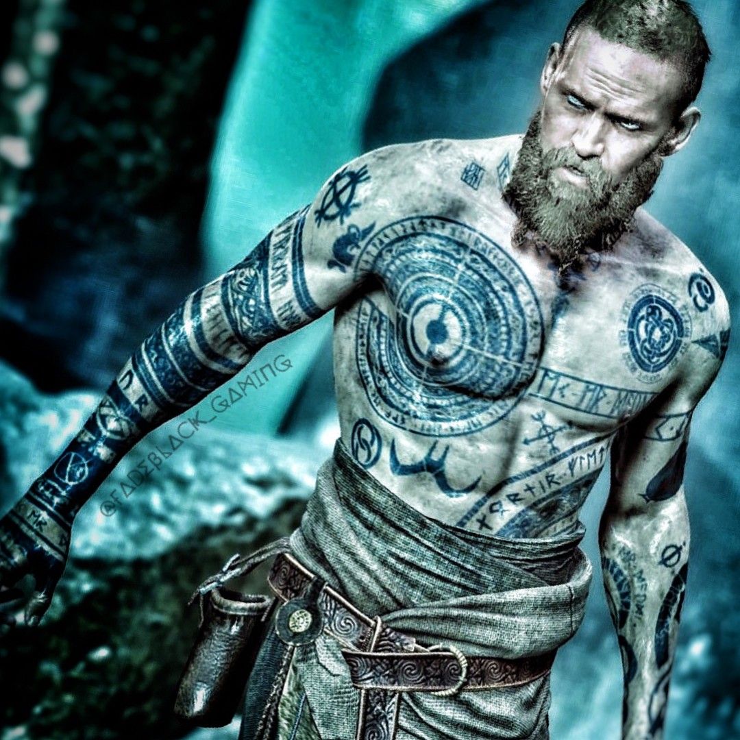 Baldur And Most Of His Tattoos God Of War Norse Tattoo Viking