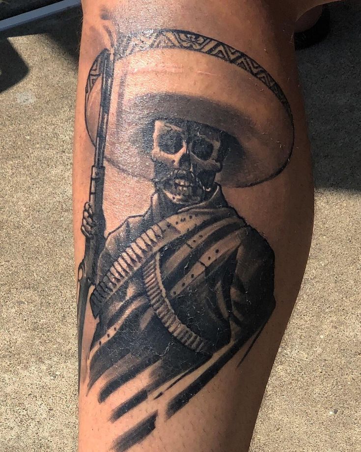 Bandito Done By Allan Torres At Lucky Bella S Tattoos In Hinesville Ga Tattoos S Tattoo Bella